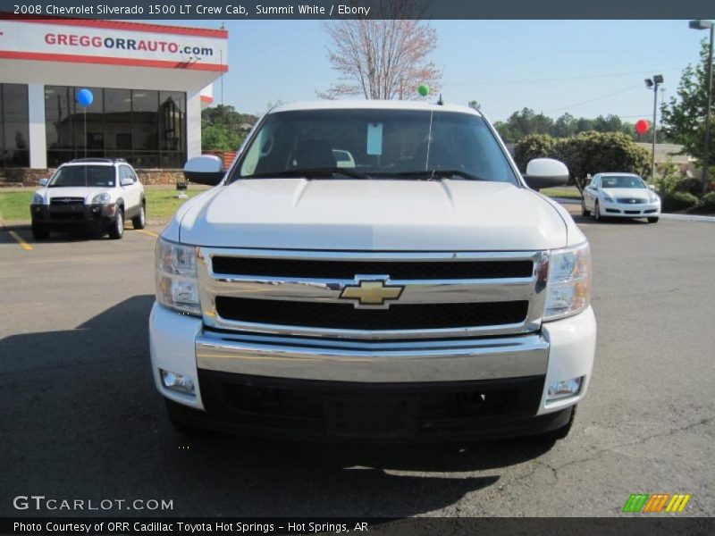 Summit White / Ebony 2008 Chevrolet Silverado 1500 LT Crew Cab