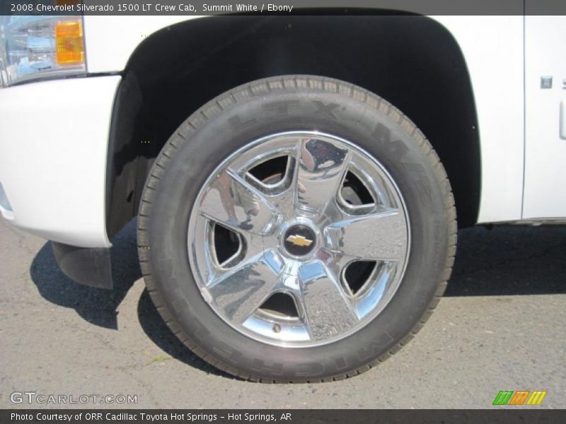 Summit White / Ebony 2008 Chevrolet Silverado 1500 LT Crew Cab