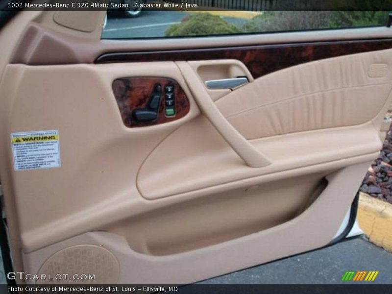 Alabaster White / Java 2002 Mercedes-Benz E 320 4Matic Sedan