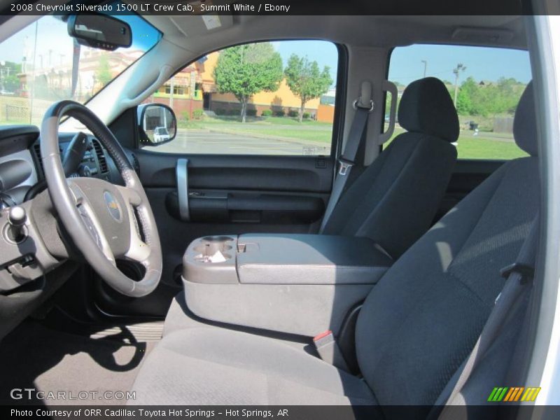 Summit White / Ebony 2008 Chevrolet Silverado 1500 LT Crew Cab