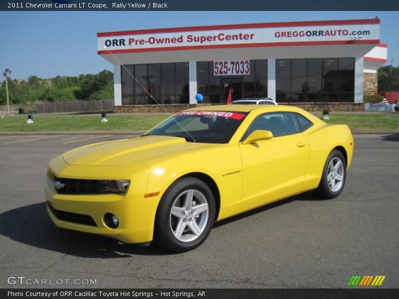 Rally Yellow / Black 2011 Chevrolet Camaro LT Coupe