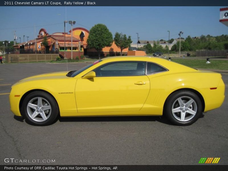 Rally Yellow / Black 2011 Chevrolet Camaro LT Coupe