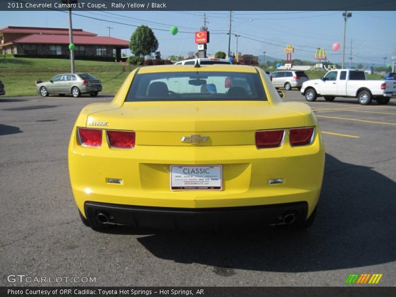 Rally Yellow / Black 2011 Chevrolet Camaro LT Coupe