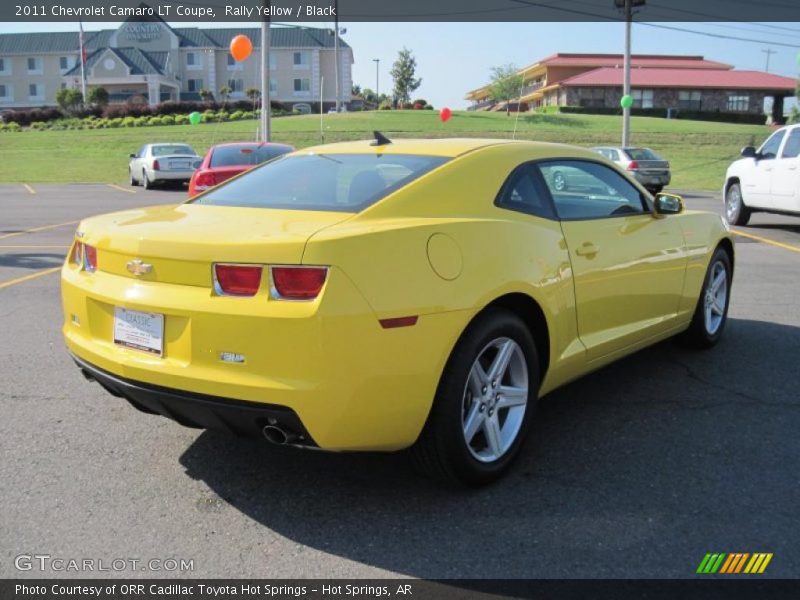Rally Yellow / Black 2011 Chevrolet Camaro LT Coupe