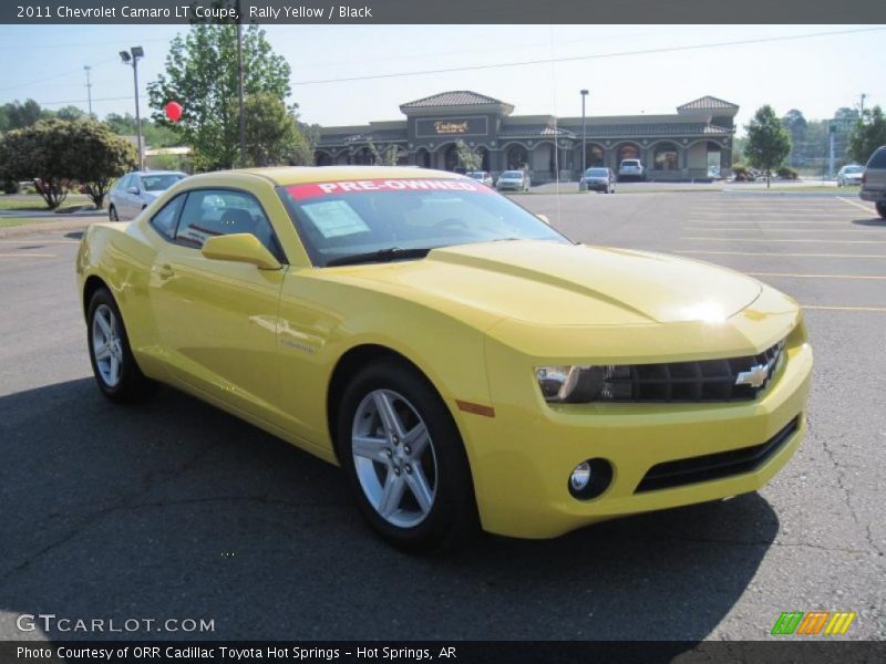 Rally Yellow / Black 2011 Chevrolet Camaro LT Coupe