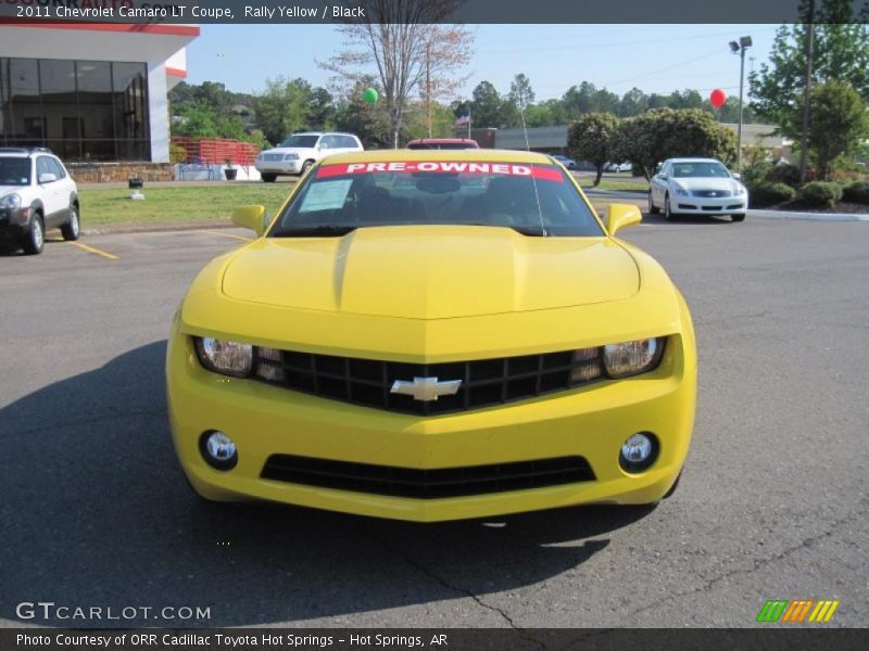 Rally Yellow / Black 2011 Chevrolet Camaro LT Coupe