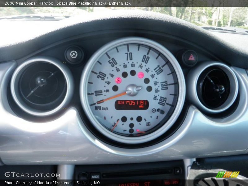Space Blue Metallic / Black/Panther Black 2006 Mini Cooper Hardtop