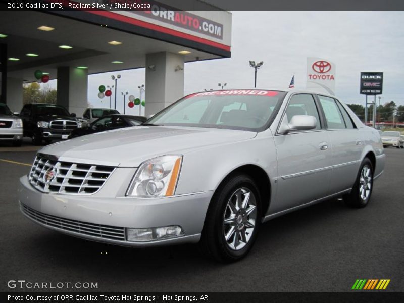 Radiant Silver / Shale/Cocoa 2010 Cadillac DTS