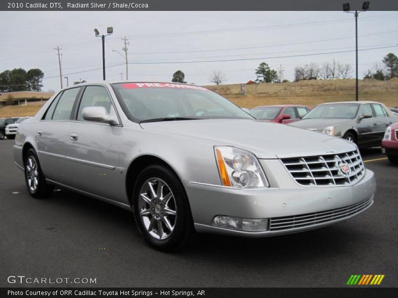Radiant Silver / Shale/Cocoa 2010 Cadillac DTS