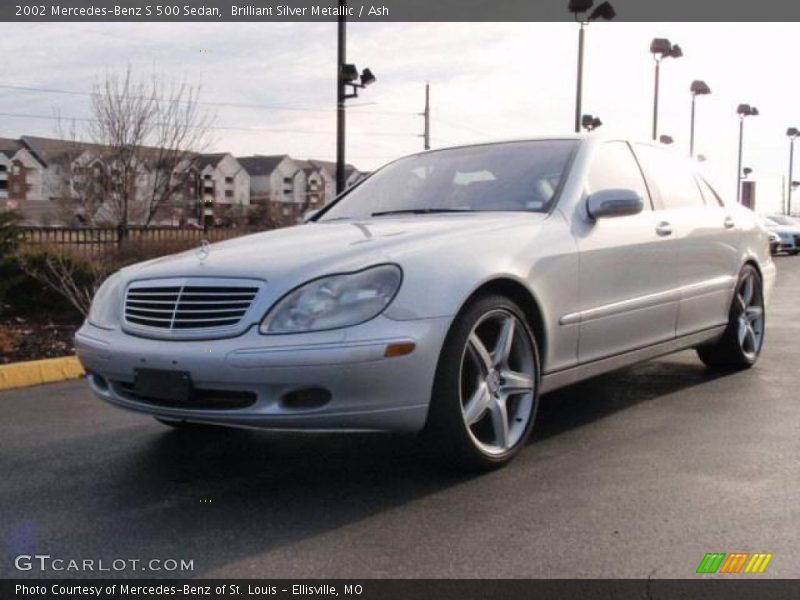 Brilliant Silver Metallic / Ash 2002 Mercedes-Benz S 500 Sedan
