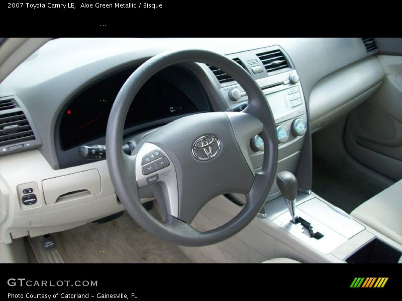 Aloe Green Metallic / Bisque 2007 Toyota Camry LE