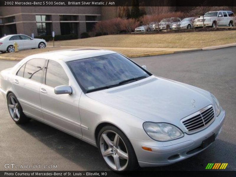 Brilliant Silver Metallic / Ash 2002 Mercedes-Benz S 500 Sedan