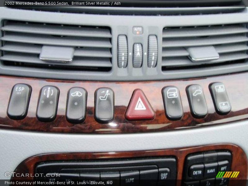 Brilliant Silver Metallic / Ash 2002 Mercedes-Benz S 500 Sedan