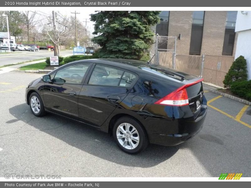 Crystal Black Pearl / Gray 2010 Honda Insight Hybrid EX Navigation