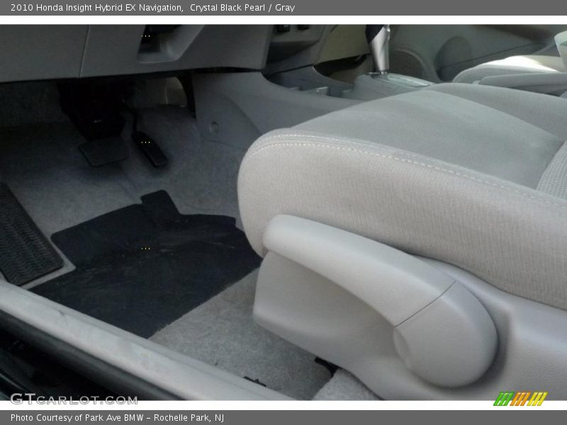 Crystal Black Pearl / Gray 2010 Honda Insight Hybrid EX Navigation