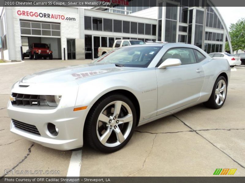 Silver Ice Metallic / Gray 2010 Chevrolet Camaro SS Coupe