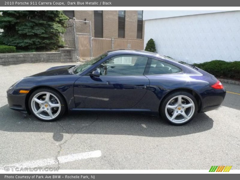 Dark Blue Metallic / Black 2010 Porsche 911 Carrera Coupe