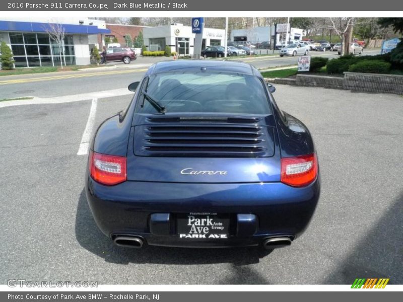 Dark Blue Metallic / Black 2010 Porsche 911 Carrera Coupe