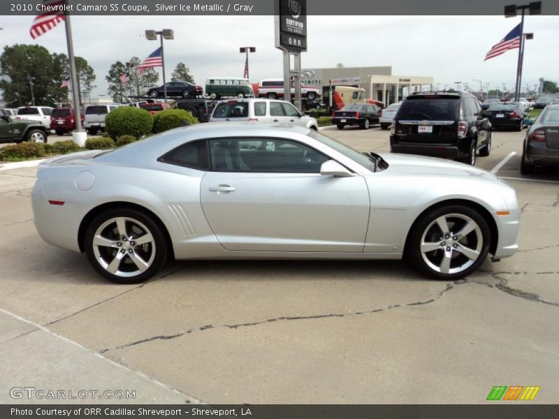 Silver Ice Metallic / Gray 2010 Chevrolet Camaro SS Coupe