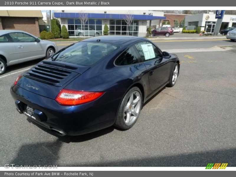 Dark Blue Metallic / Black 2010 Porsche 911 Carrera Coupe