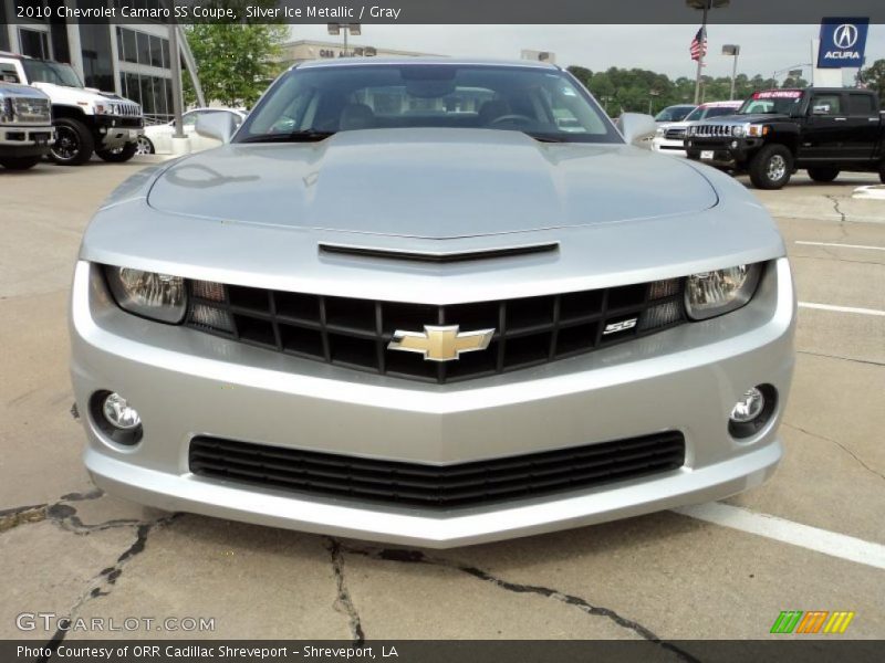 Silver Ice Metallic / Gray 2010 Chevrolet Camaro SS Coupe