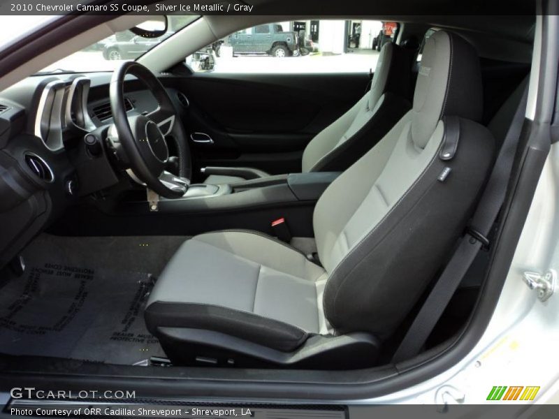 Silver Ice Metallic / Gray 2010 Chevrolet Camaro SS Coupe