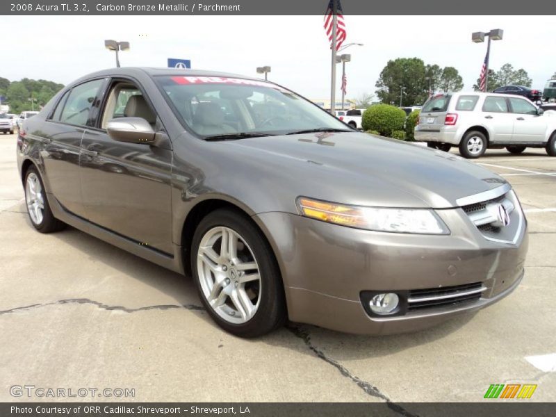 Carbon Bronze Metallic / Parchment 2008 Acura TL 3.2