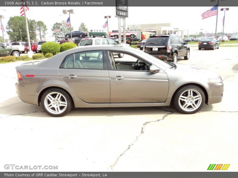 Carbon Bronze Metallic / Parchment 2008 Acura TL 3.2