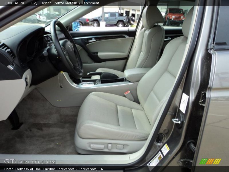 Carbon Bronze Metallic / Parchment 2008 Acura TL 3.2