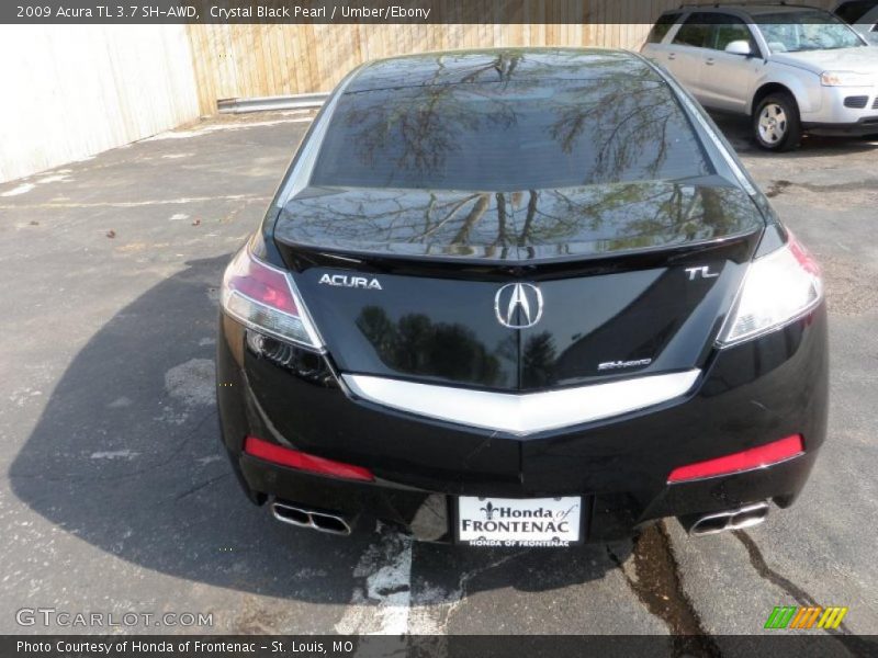 Crystal Black Pearl / Umber/Ebony 2009 Acura TL 3.7 SH-AWD
