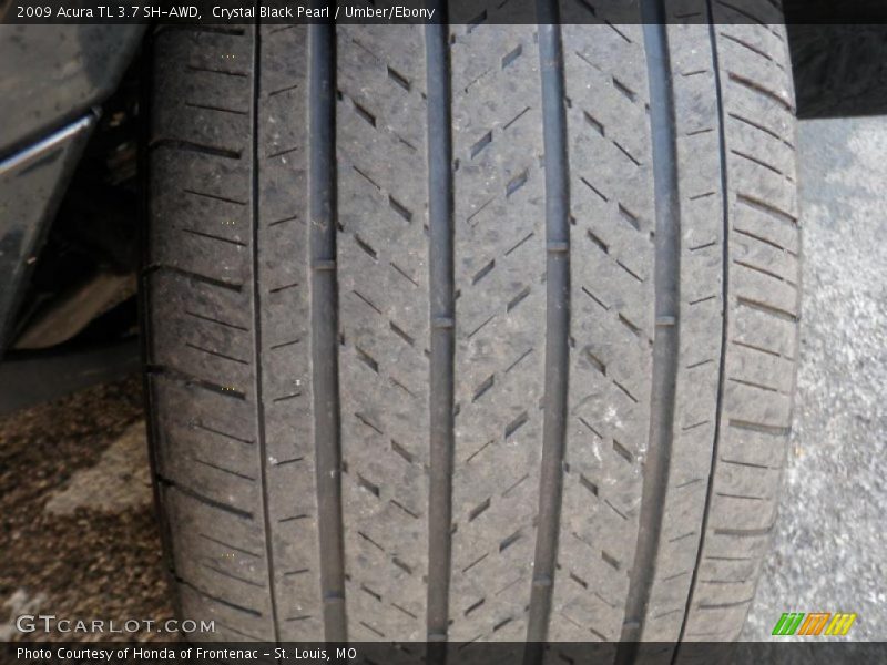 Crystal Black Pearl / Umber/Ebony 2009 Acura TL 3.7 SH-AWD