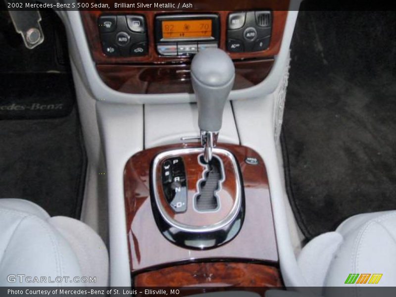 Brilliant Silver Metallic / Ash 2002 Mercedes-Benz S 500 Sedan
