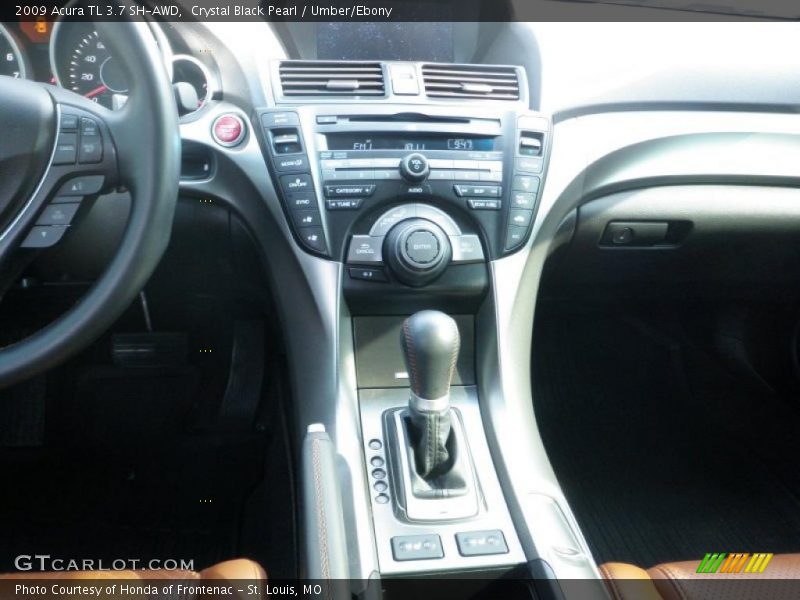Crystal Black Pearl / Umber/Ebony 2009 Acura TL 3.7 SH-AWD