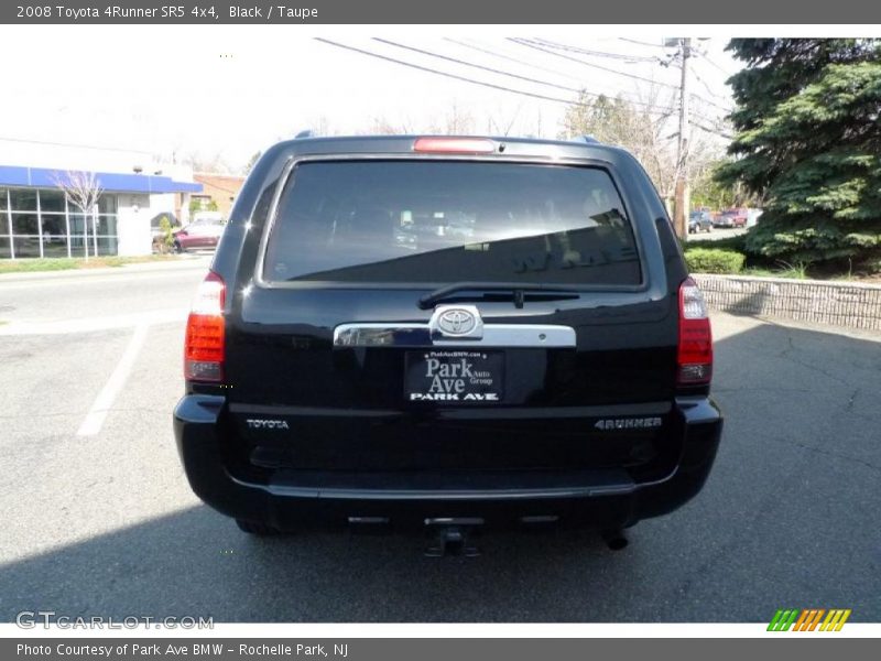 Black / Taupe 2008 Toyota 4Runner SR5 4x4