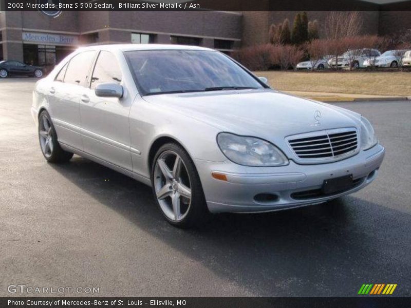 Brilliant Silver Metallic / Ash 2002 Mercedes-Benz S 500 Sedan