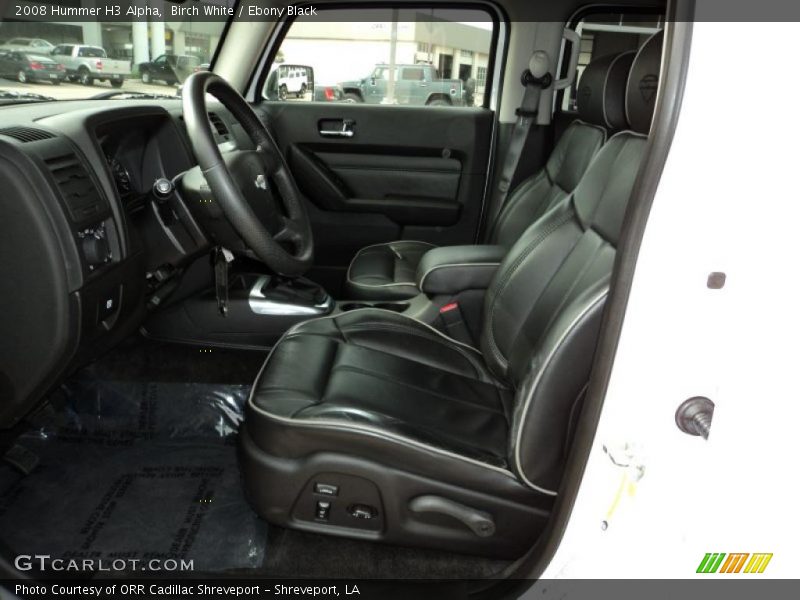 Birch White / Ebony Black 2008 Hummer H3 Alpha