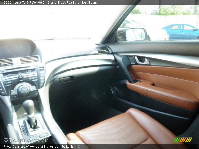 Crystal Black Pearl / Umber/Ebony 2009 Acura TL 3.7 SH-AWD