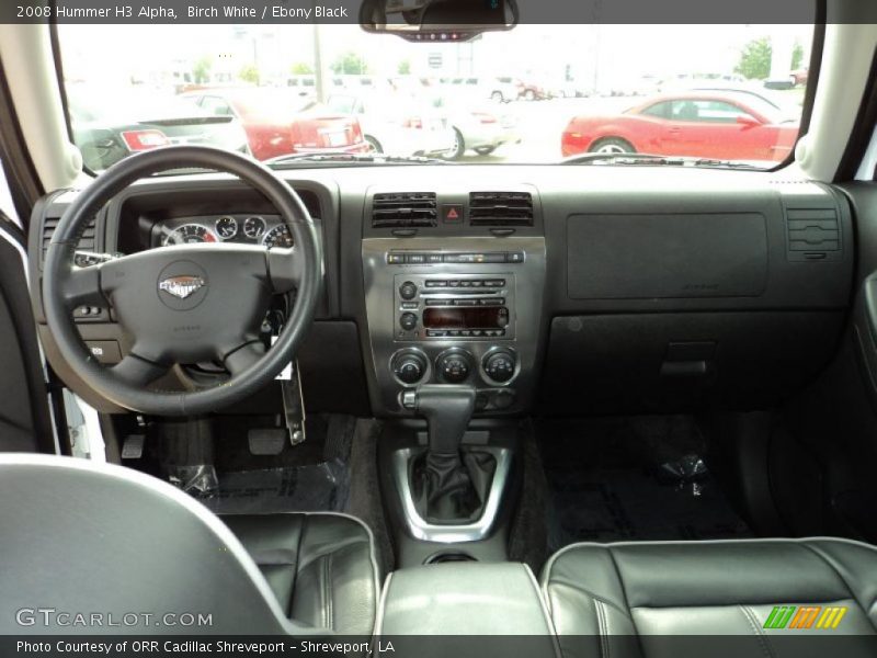 Birch White / Ebony Black 2008 Hummer H3 Alpha