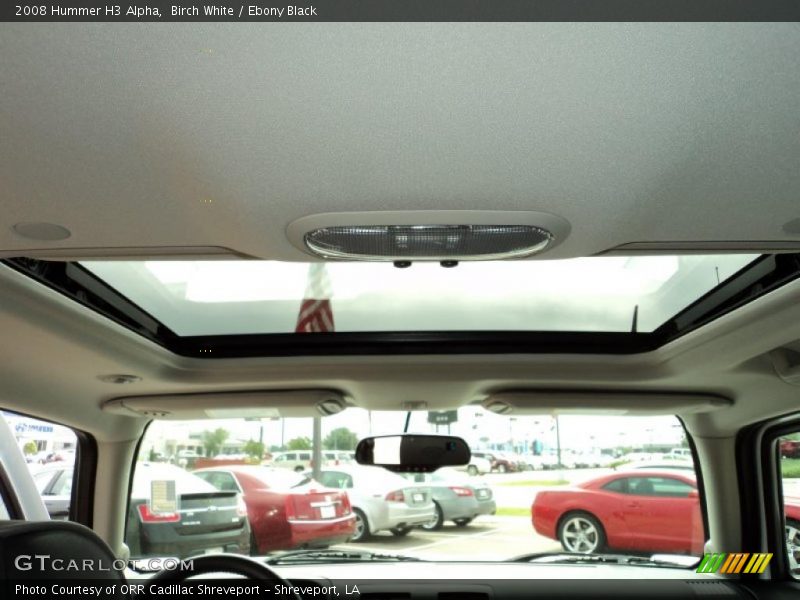 Birch White / Ebony Black 2008 Hummer H3 Alpha