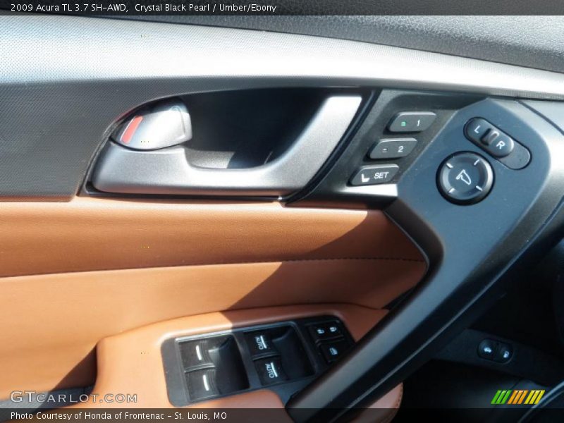 Crystal Black Pearl / Umber/Ebony 2009 Acura TL 3.7 SH-AWD