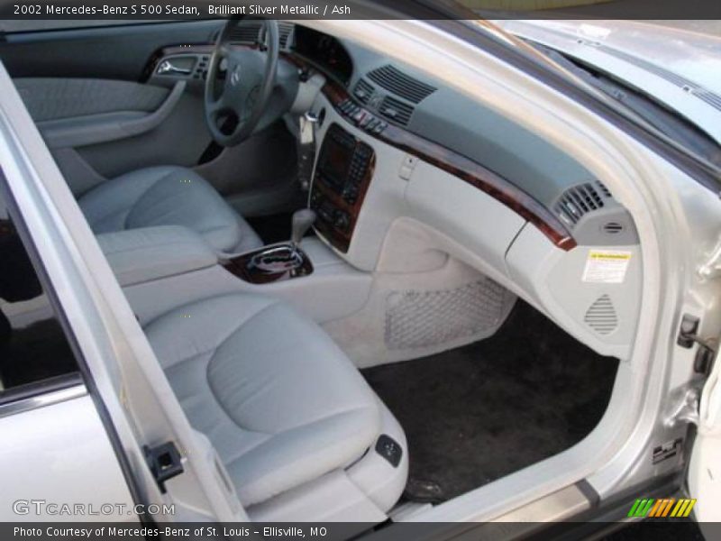 Brilliant Silver Metallic / Ash 2002 Mercedes-Benz S 500 Sedan