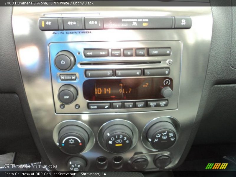 Birch White / Ebony Black 2008 Hummer H3 Alpha
