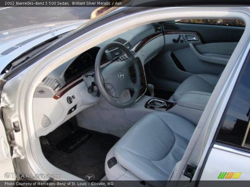 Brilliant Silver Metallic / Ash 2002 Mercedes-Benz S 500 Sedan