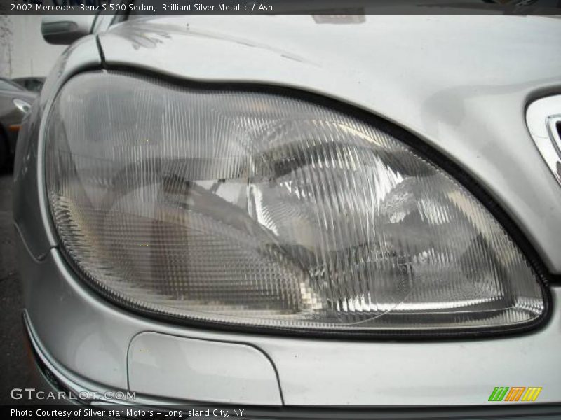 Brilliant Silver Metallic / Ash 2002 Mercedes-Benz S 500 Sedan