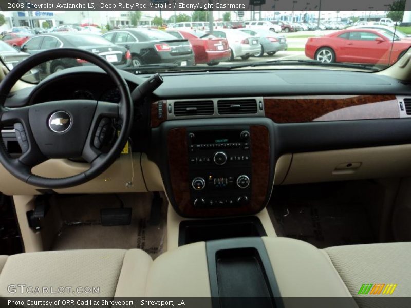 Deep Ruby Red Metallic / Ebony/Light Cashmere 2008 Chevrolet Avalanche LS
