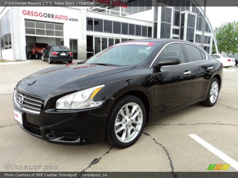 Super Black / Charcoal 2009 Nissan Maxima 3.5 S