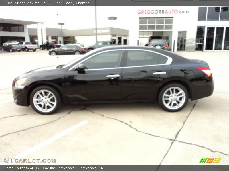 Super Black / Charcoal 2009 Nissan Maxima 3.5 S