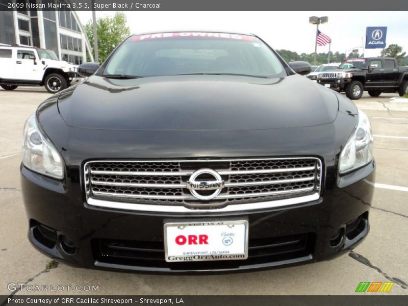 Super Black / Charcoal 2009 Nissan Maxima 3.5 S