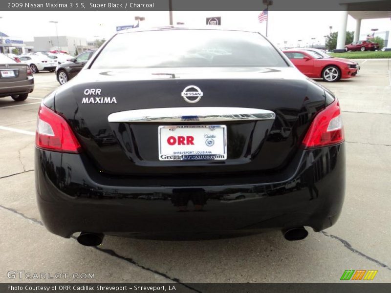 Super Black / Charcoal 2009 Nissan Maxima 3.5 S