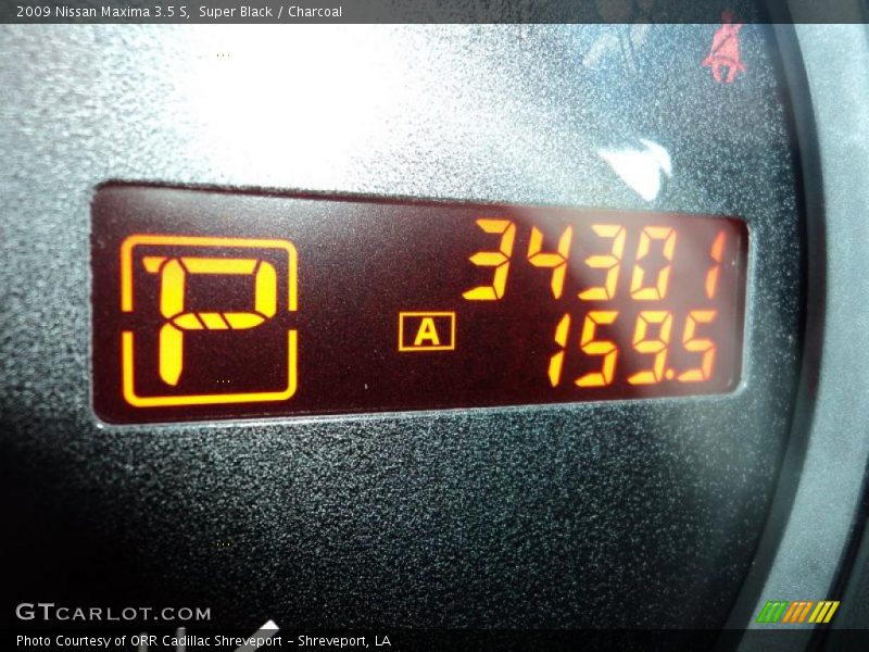 Super Black / Charcoal 2009 Nissan Maxima 3.5 S